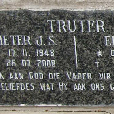 TRUTER Pieter J.S. 1948-2008 &amp; Elsa S. 1950-