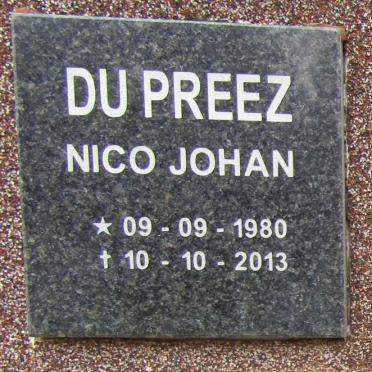 PREEZ Nico Johan, du 1980-2013