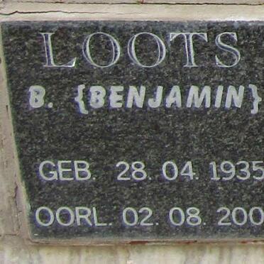 LOOTS B. 1935-2002