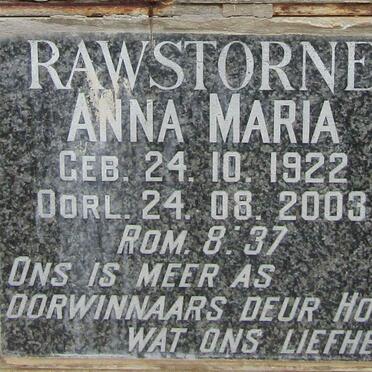 RAWSTORNE Anna Maria 1922-2003