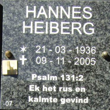 HEIBERG Hannes 1936-2005