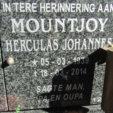 MOUNTJOY Herculas Johannes 1939-2014