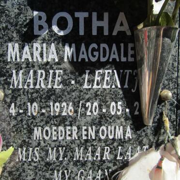 BOTHA Maria Magdalena 1926-20??