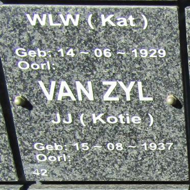 ZYL W.L.W., van 1929- &amp; J.J. 1937-