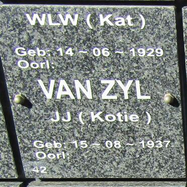 ZYL W.L.W., van 1929- &amp; J.J. 1937-