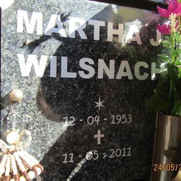 WILSNACH Martha J. 1953-2011