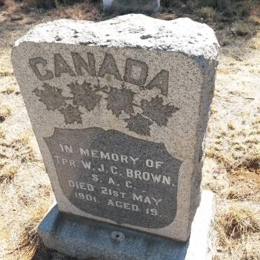 BROWN W.J.C. -1901
