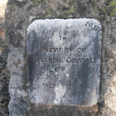 COLVILLE Alexander -1897