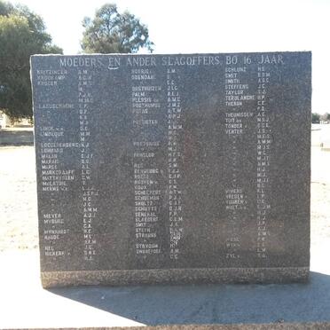 17. Moeders en ander slagoffers bo 16 jaar K-Z