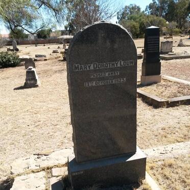 LOUW Mary Dorothy -1923