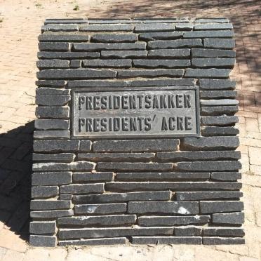 05. Presidentsakker / President's Acre