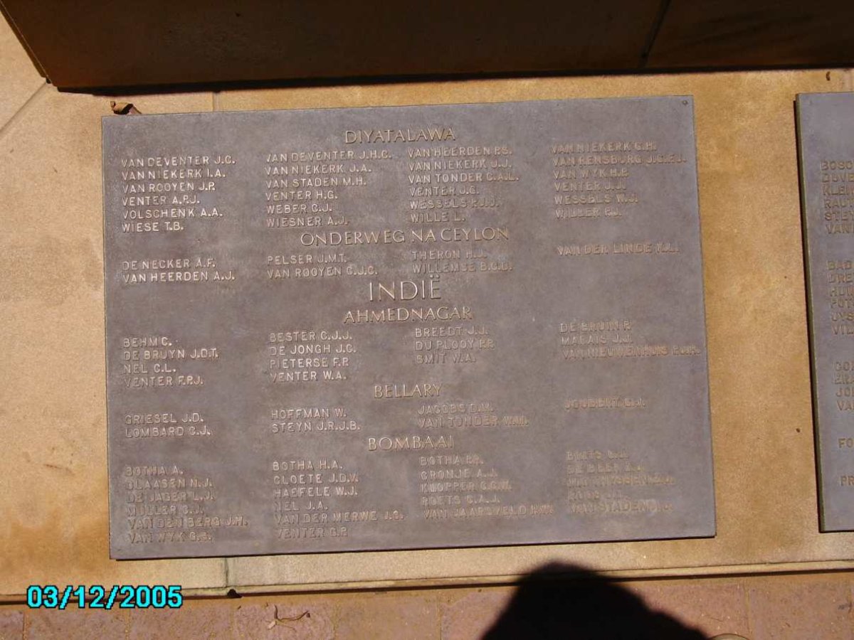 4. Memorial Plaque / Gedenkplaat _4