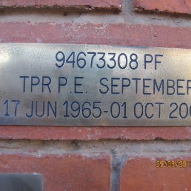 SEPTEMBER P.E. 1965-2002