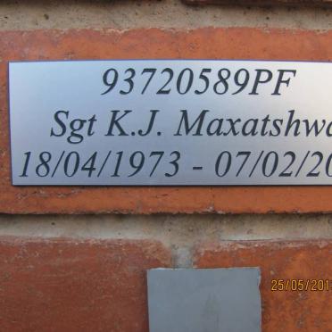 MAXATSHWA K.J. 1973-2007