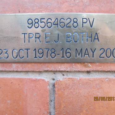 BOTHA E.J. 1978-2004