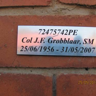 GROBBLAAR J.F. 1956-2007