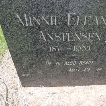 ANSTENSEN Minnie Eleanor 1871-1953