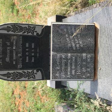 ACKERMAN Dora 1910-1965 :: ACKERMAN Ronnie 1950-1975