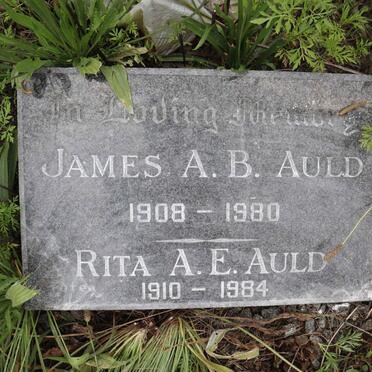AULD James A.B. 1908-1980 &amp; Rita A.E. 1910-1984