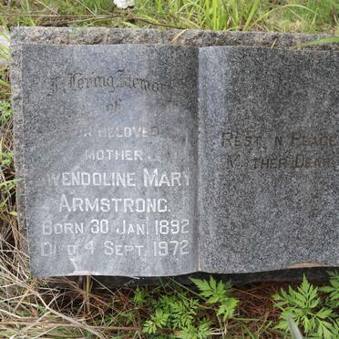 ARMSTRONG Gwendoline Mary 1892-1972