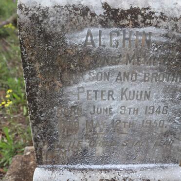 ALCHIN Peter Kuun 1946-1950