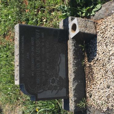 ADENDORFF Christiaan M. 1898-1965