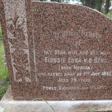 BERG Flossie Edna, v.d. nee MORGAN -1945