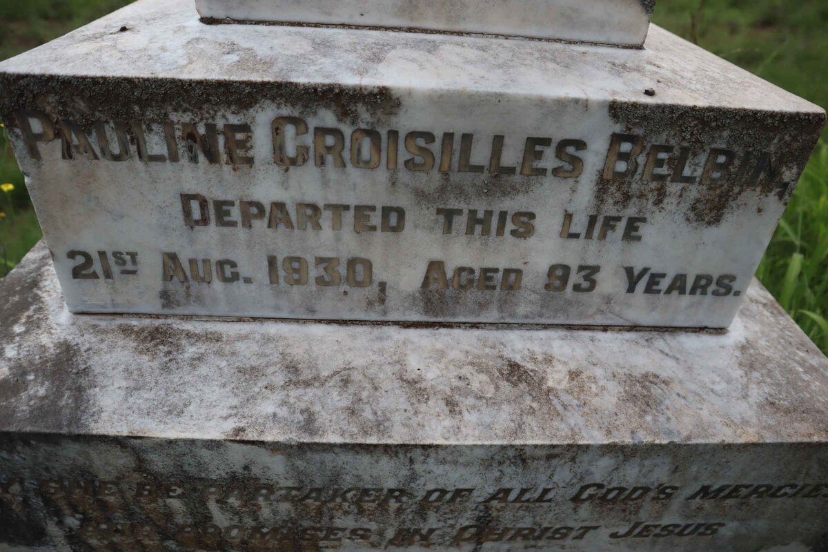 BELBIN Pauline Croisilles -1930