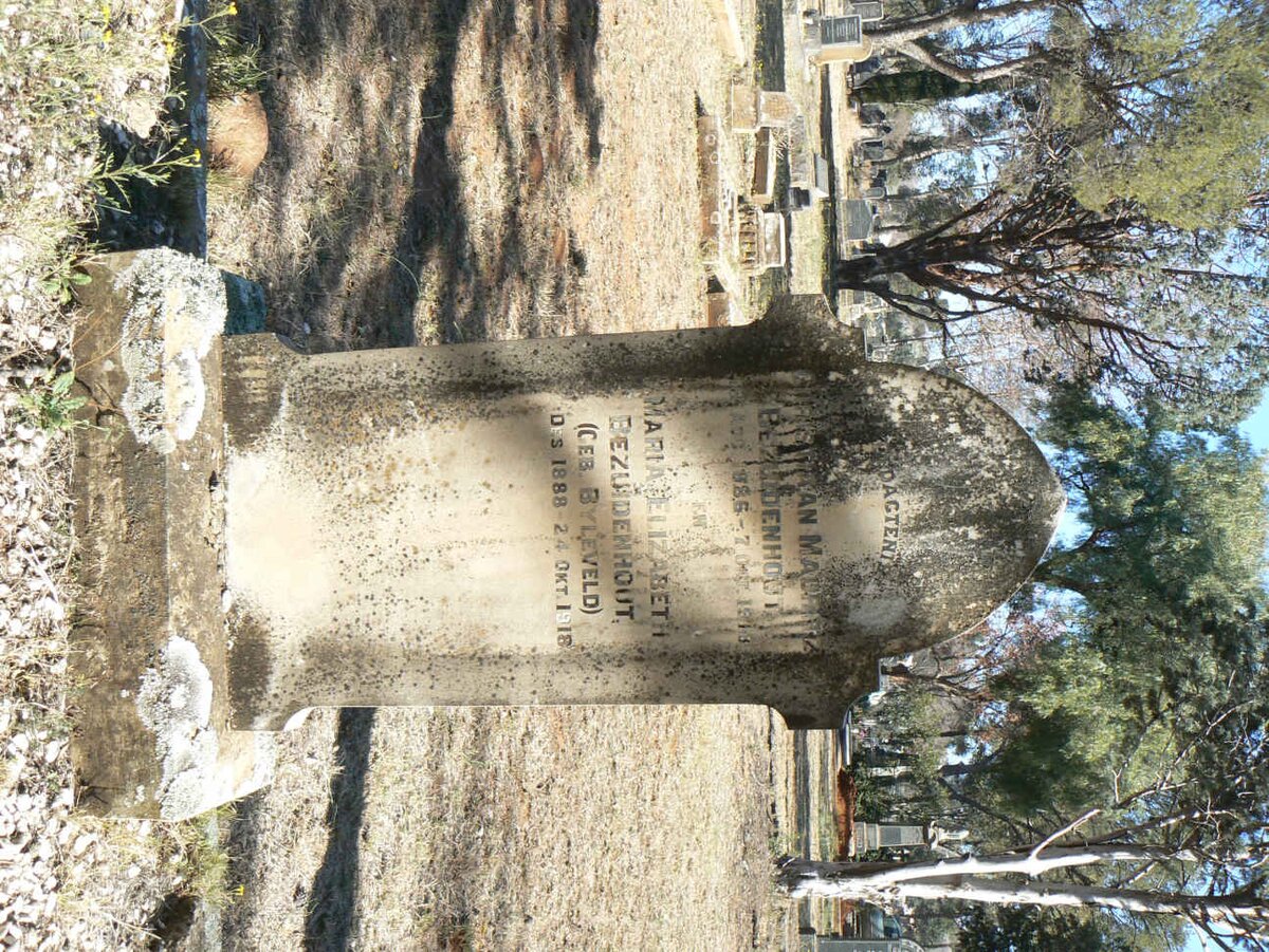 BEZUIDENHOUT Christiaan Mauritz 1886-1918 &amp; Maria Elizabeth BYLEVELD 1888-1918