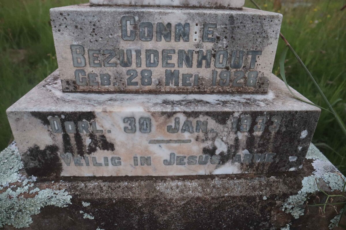 BEZUIDENHOUT Connie 1928-1933