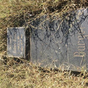 BURGER Gideon Renier 1967-1967