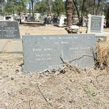 BUITENDAGH Petrus Jacobus 1892-1948 &amp; Johanna Elizabeth VICTOR 18??-194?