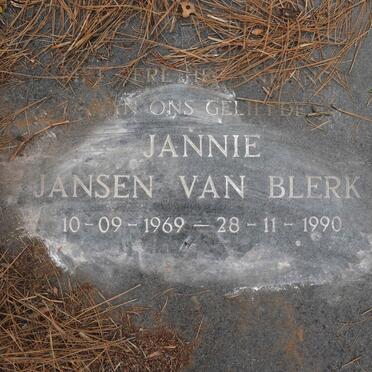 BLERK Jansen, van 1969-1990