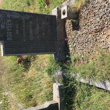 BOOYSEN Susanna C.M. nee JACOBS 1884-1965