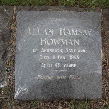 BOWMAN Allan Ramsay -1955