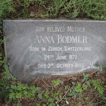 BODMER Anna 1875-1945
