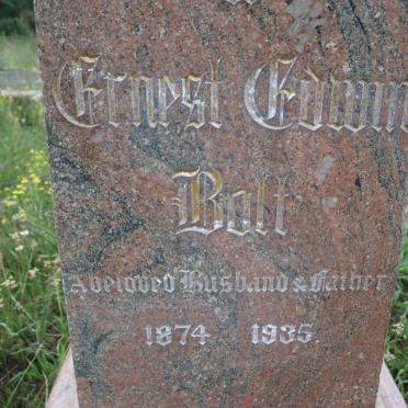 BOLT Ernest Edwin 1874-1935