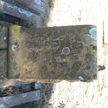 BOERSMA Gerrit 1896-1918