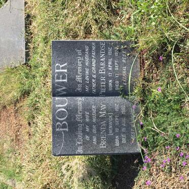 BOUWER Pieter Barandse 1912-1979 &amp; Brenda May HENWICK 1912-1967