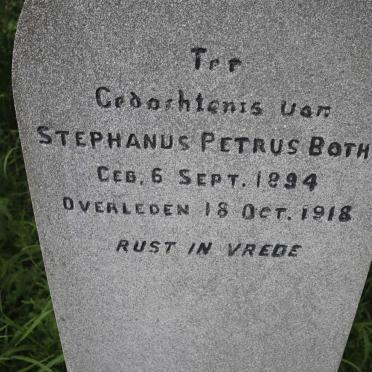BOTHA Stephanus Petrus 1894-1918