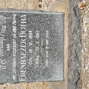 BOTHA Ebenhaezer 1884-1957