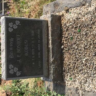 BOSHOFF J.P. 1929-1965