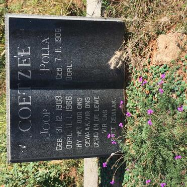 COETZEE Joop 1903-1966 &amp; Polla 1908-