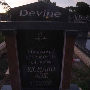 DEVINE Richard Abie 1950-2020