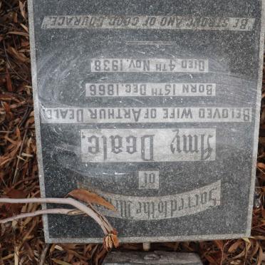 DEALE Arthur 1866-1933 &amp; Amy 1866-1938
