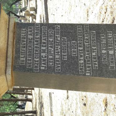 ERASMUS Jan C.M. 1850-1897 :: ERASMUS Jan :: ERASMUS Daniel :: ROBERTS Mimmie nee ERASMUS