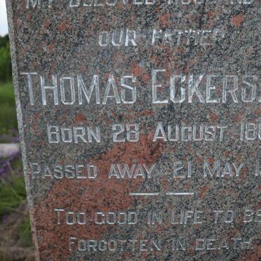 ECKERSALL Thomas 1889-1960 &amp; Winifred Mary 1890-1965