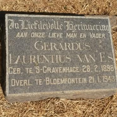 ES Gerardus Laurentius, van 1898-1948