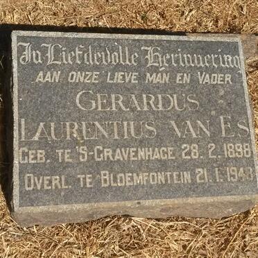ES Gerardus Laurentius, van 1898-1948