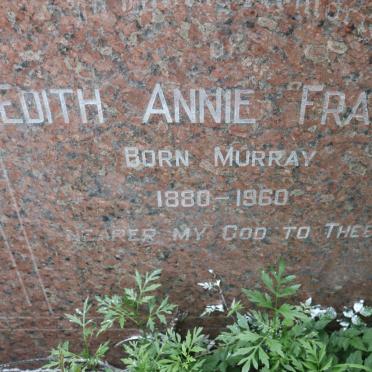 FRANCIS Edith Annie nee MURRAY 1880-1960